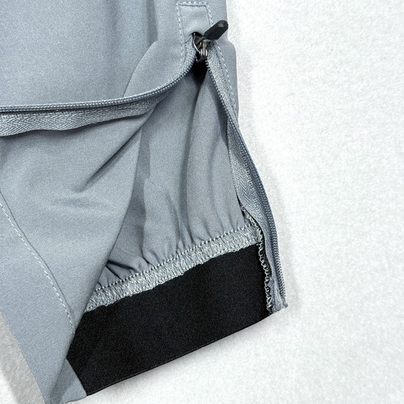 Primo Pants Mens 32 Tall Grey Jogger Performance Golf Activewear Stretch 32x30 - Picture 4 of 14